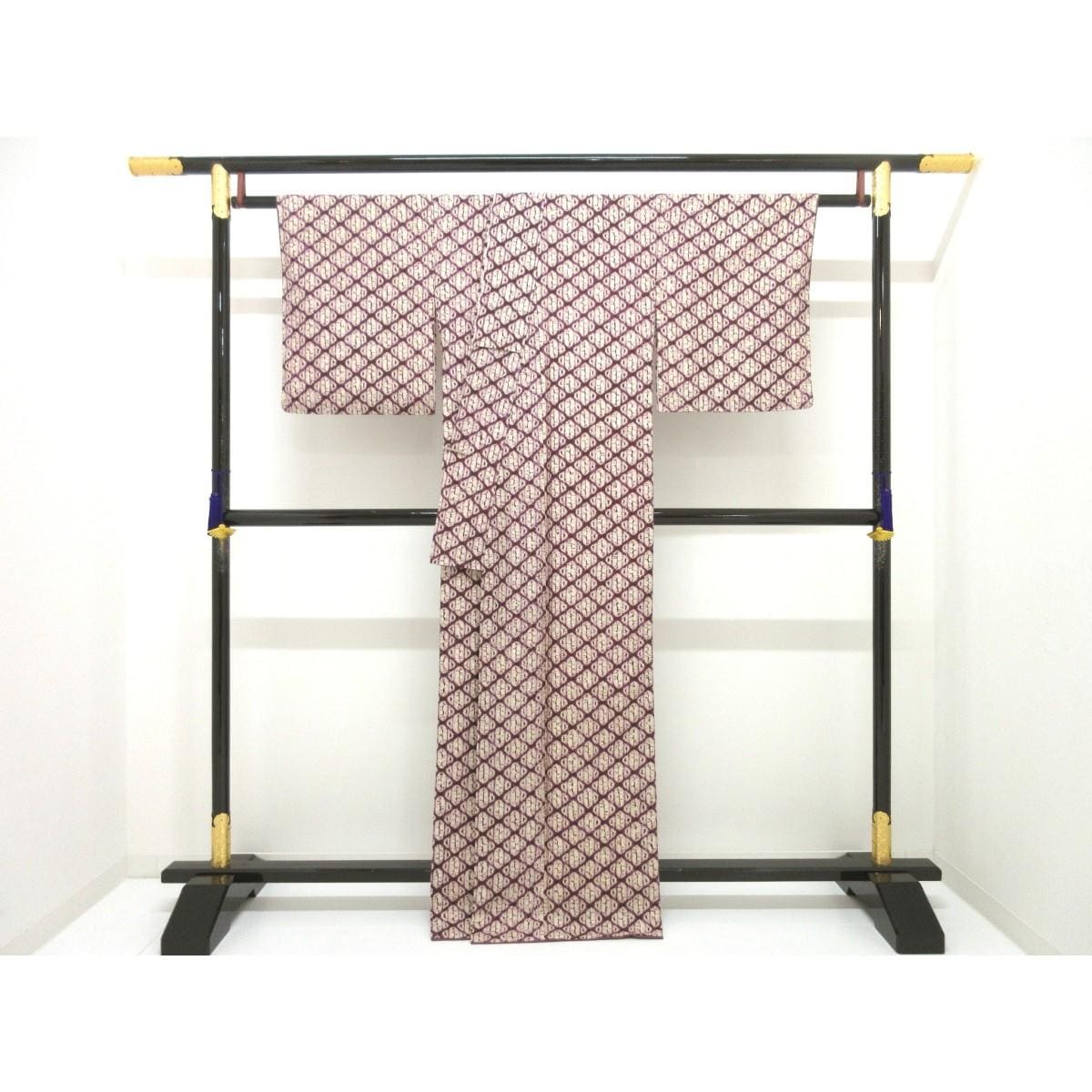 【未使用品】紬【紫根染】