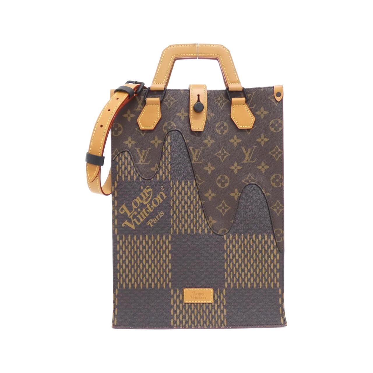 LOUIS VUITTON Damier Giant (LV Squared) 迷你托特包 N40355 包