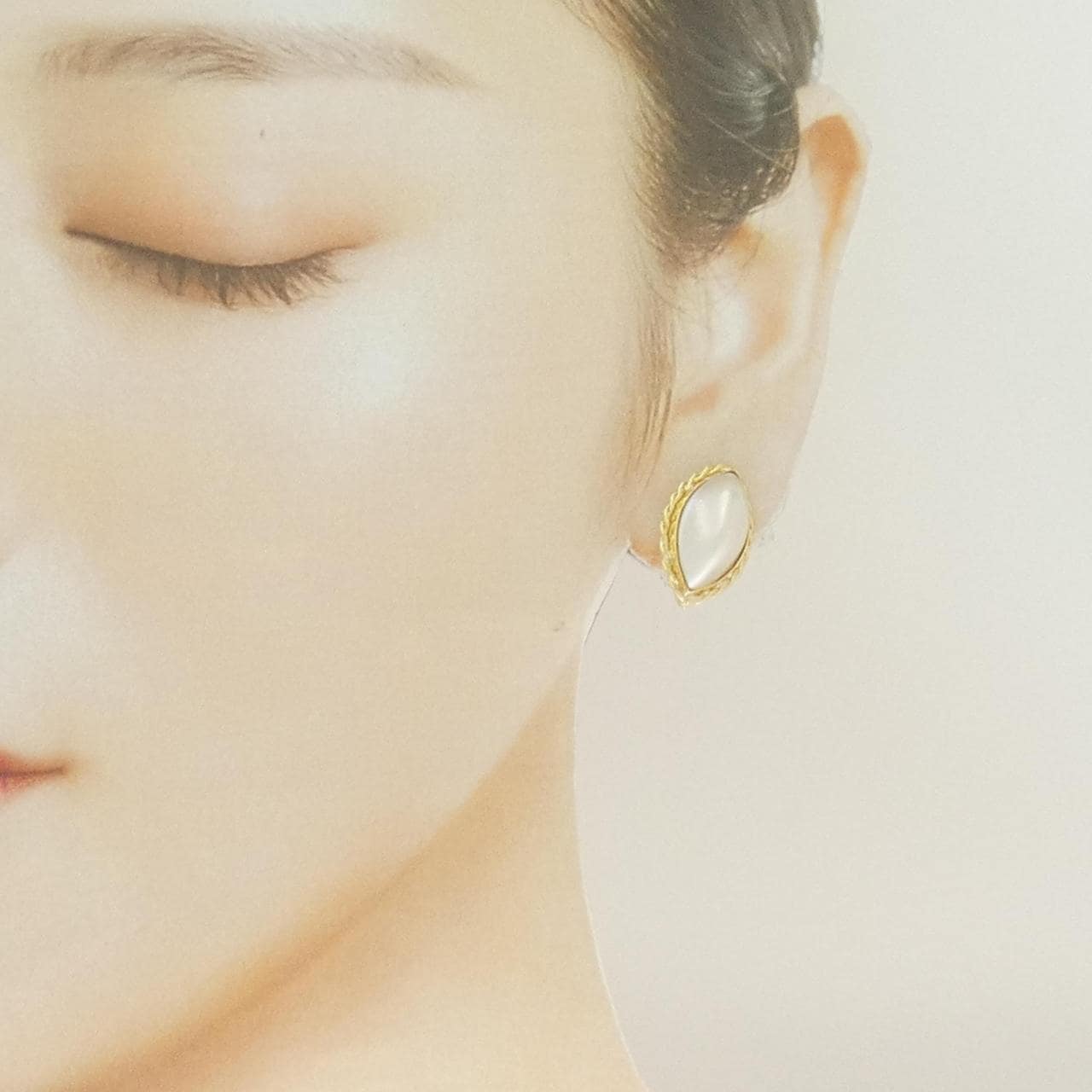 K18YG マベパール ピアス