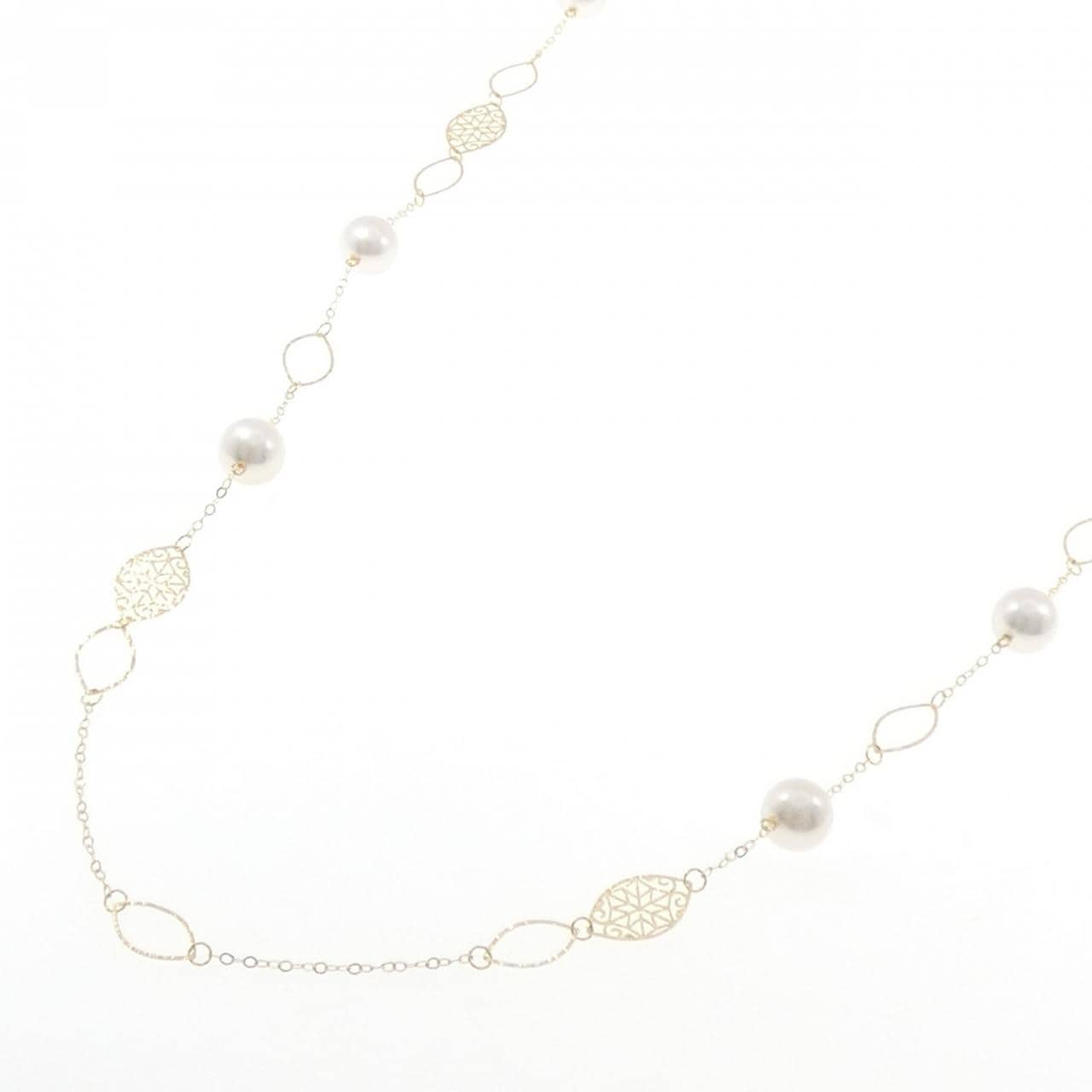 K18YG アコヤパール ネックレス