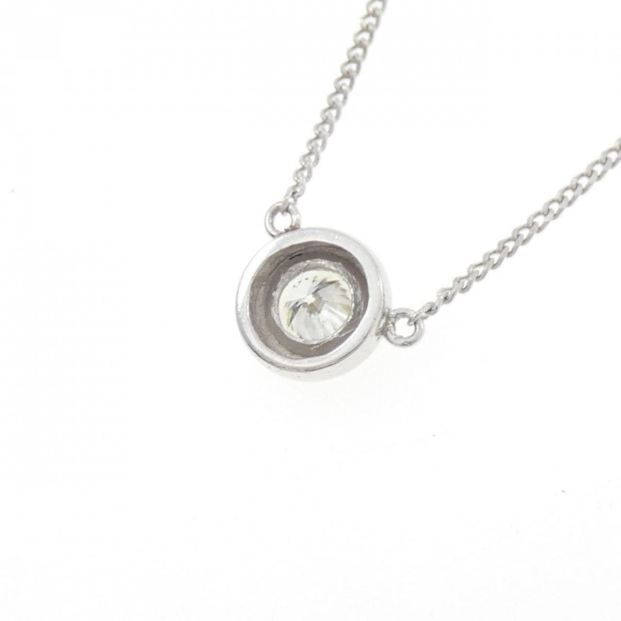 PT850 ソリティア ダイヤモンド ネックレス 0.33CT