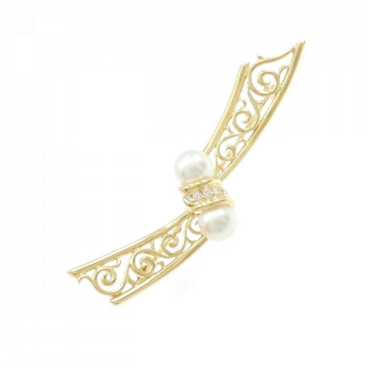 ミキモト アコヤパール ブローチ