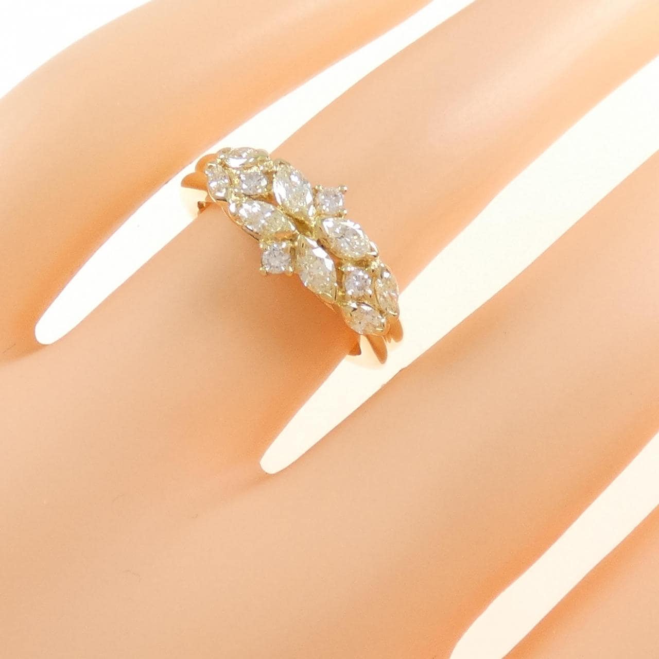 K18YG ダイヤモンド リング 0.69CT