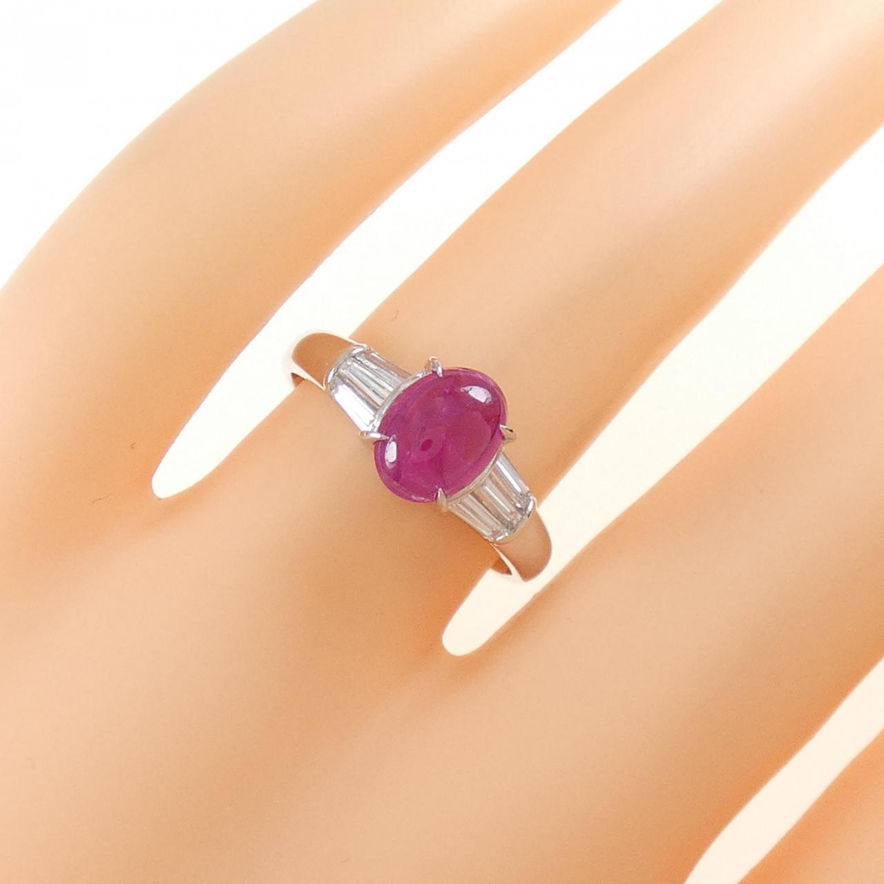 PT ルビー リング 1.34CT