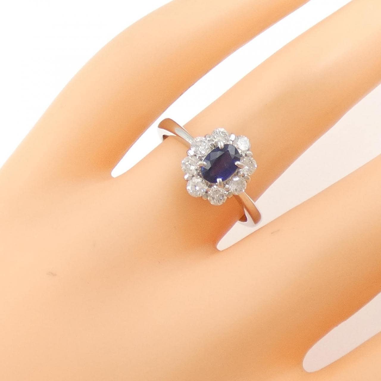 PT900 サファイヤ リング 0.61CT
