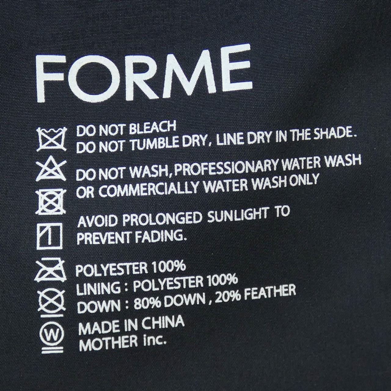 FORME ダウンジャケット