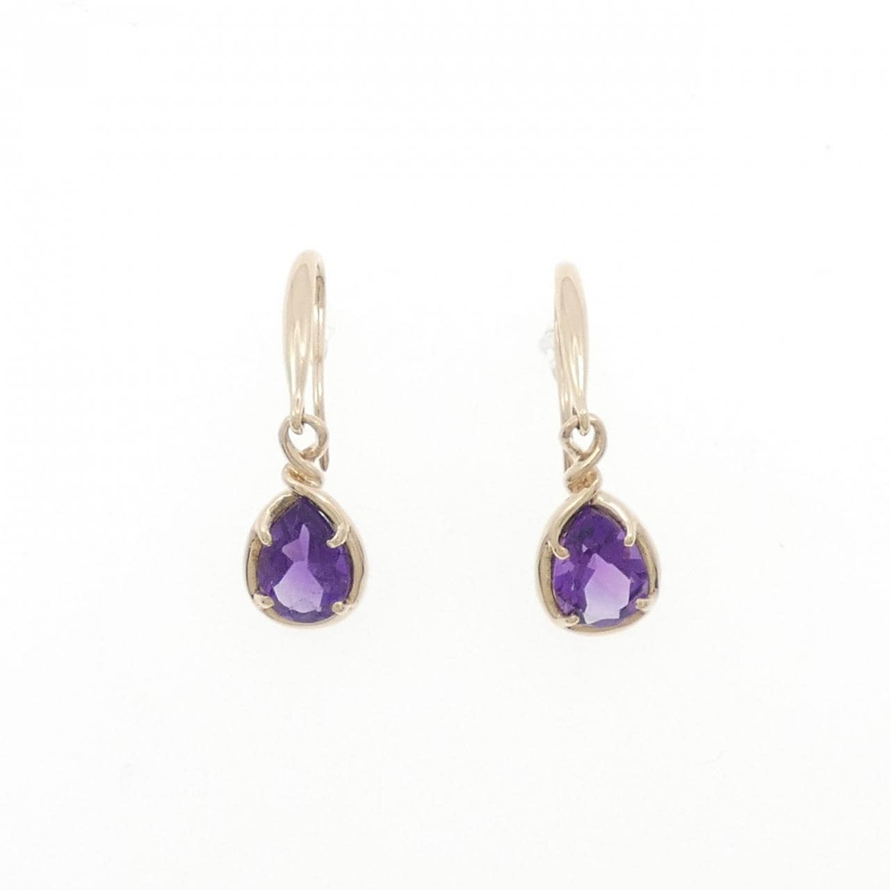 K10YG アメジスト ピアス
