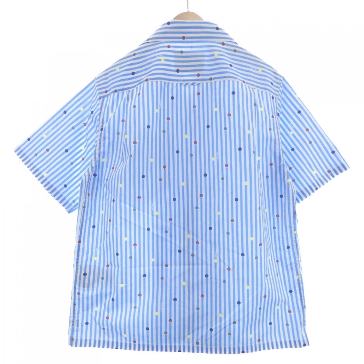 プラダ PRADA トライアングルロゴ UCS339 S221 10NG S／Sシャツ