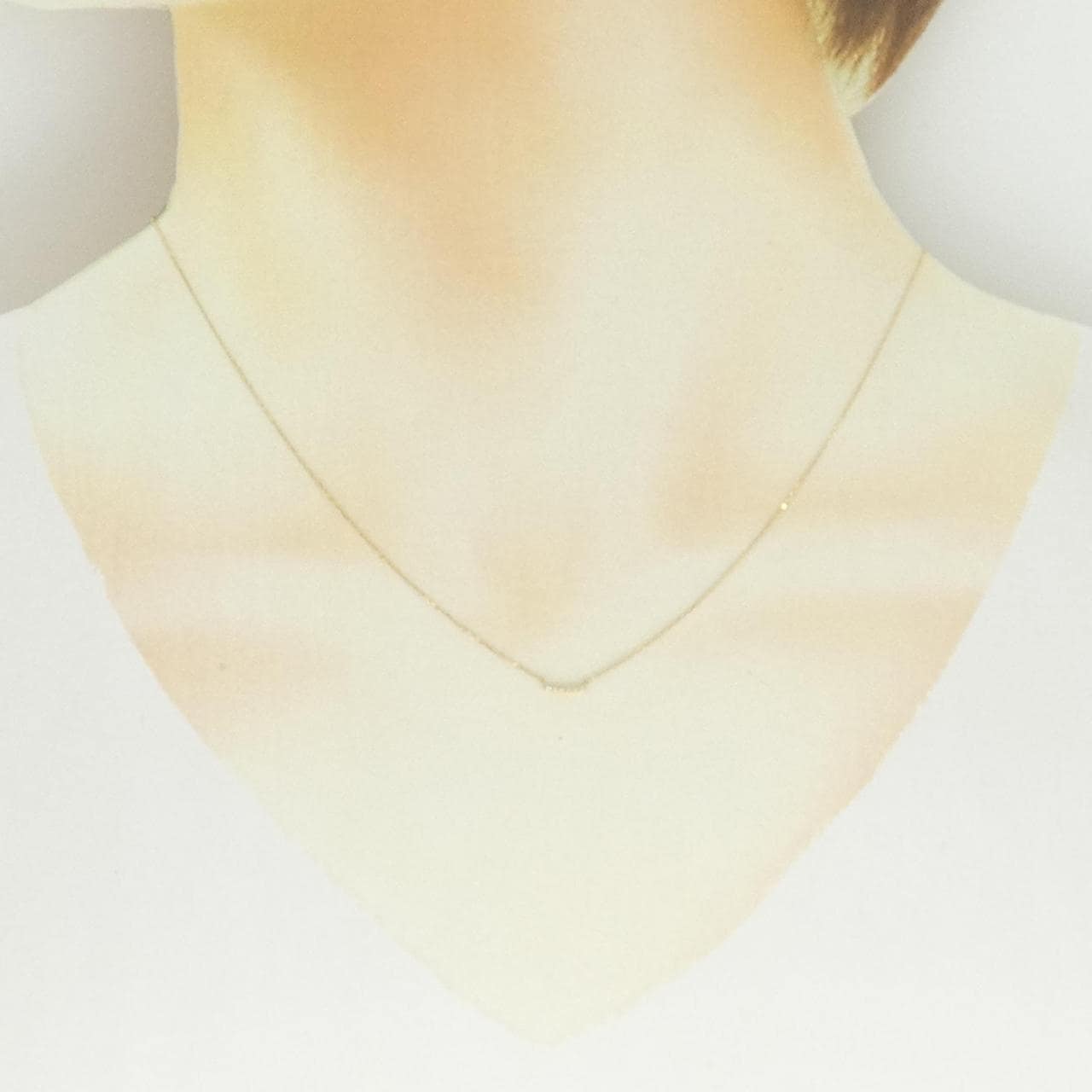 K18YG ダイヤモンド ネックレス 0.02CT