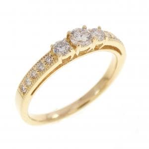 K18YG ダイヤモンド リング 0.30CT