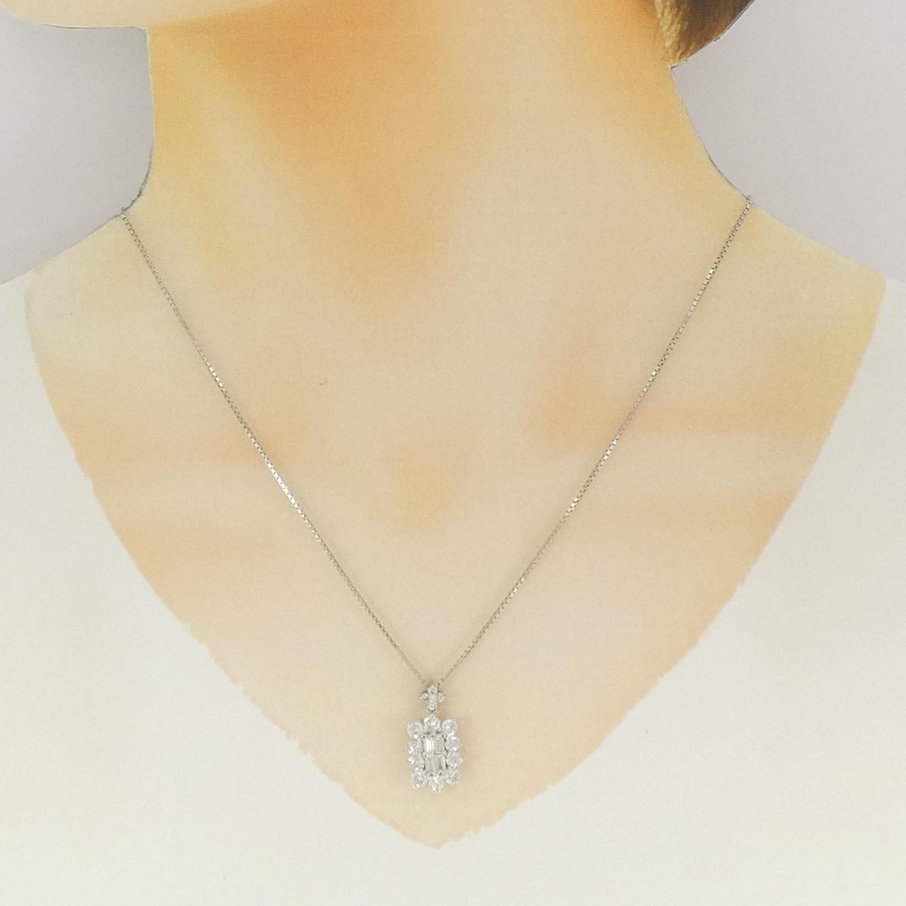 PT900/PT850 ダイヤモンド ネックレス 1.50CT
