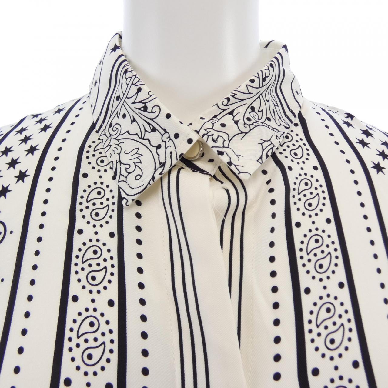 エルメス HERMES DO RE BOUCLES 3H0616D7 ツイルレーヌ シャツ