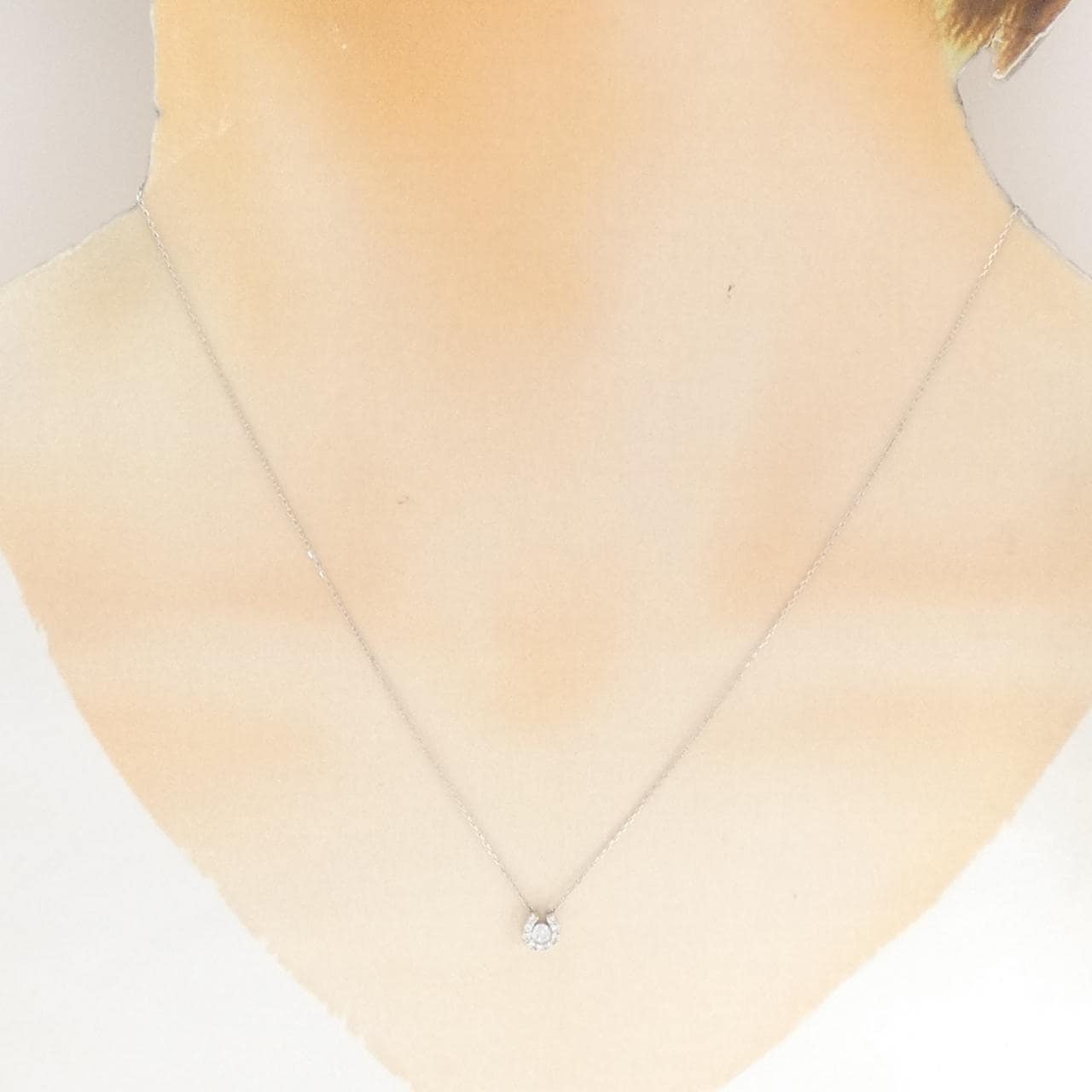 ポンテヴェキオ ピュア プラチナ 999 ネックレス 0.10CT