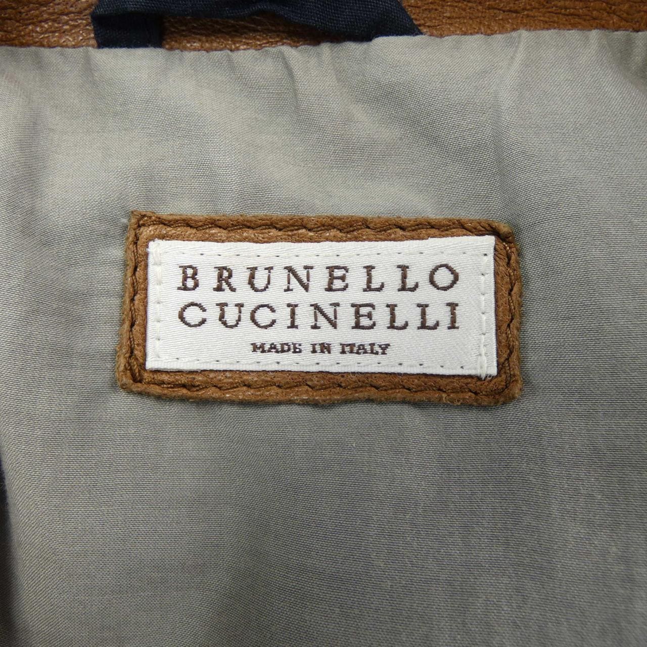 ブルネロクチネリ BRUNELLO CUCINELLI レザージャケット