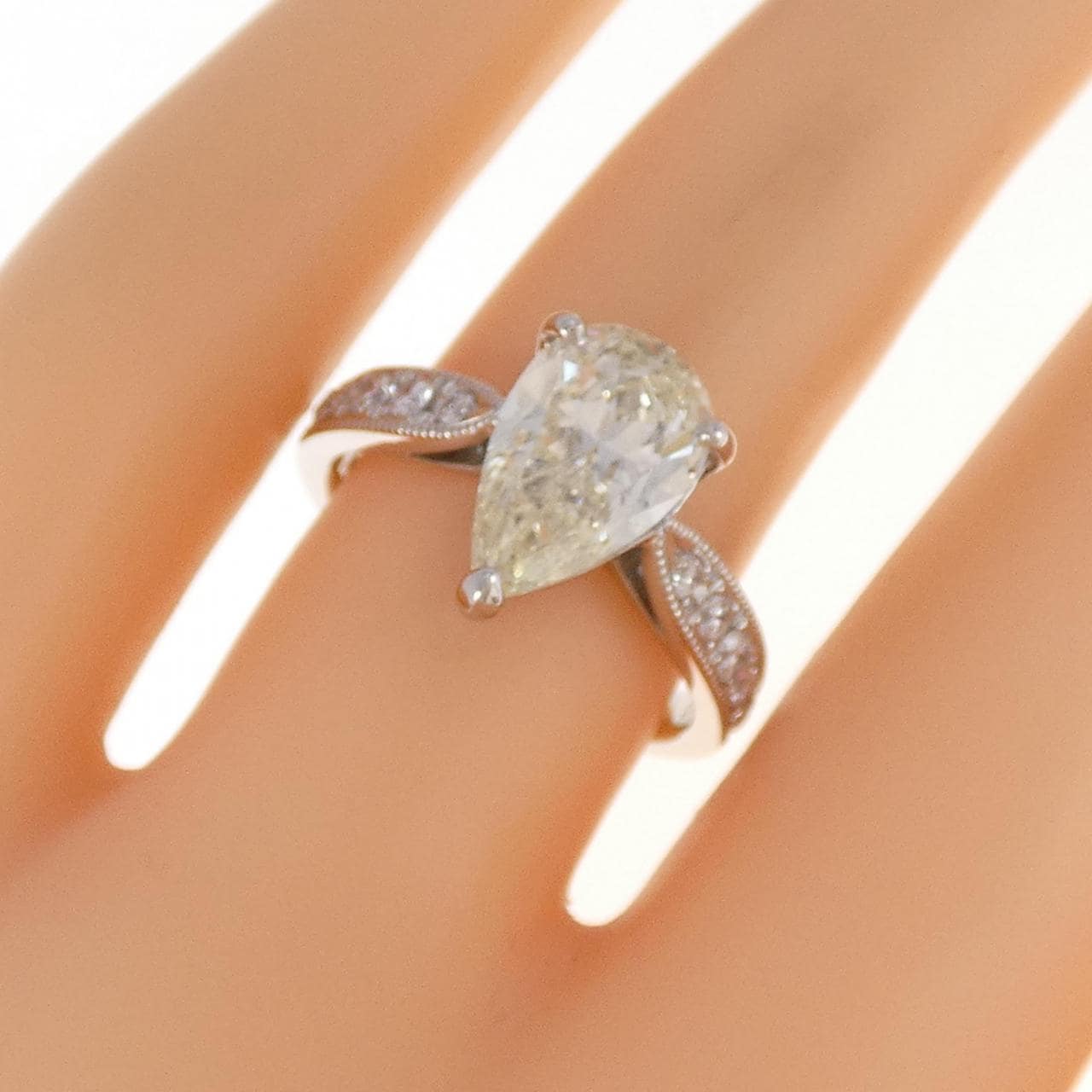 [Remake] PT Diamond Ring 2.256CT VLY SI2 Pear Shape