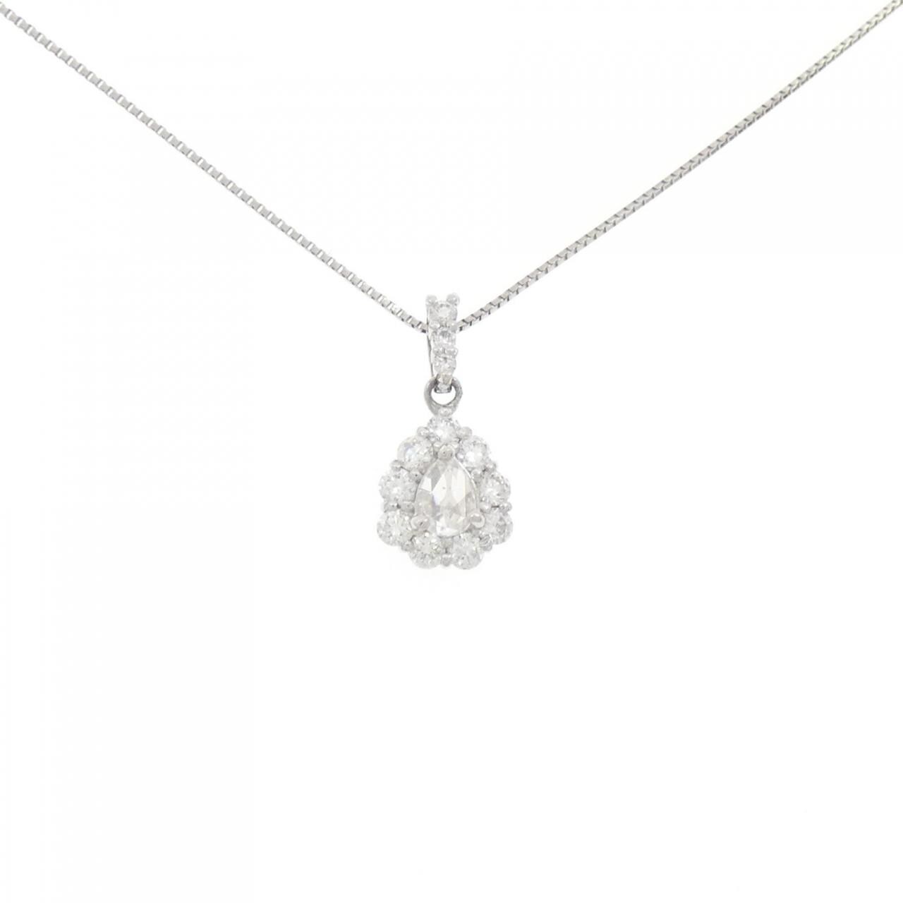 [BRAND NEW] PT Diamond Necklace 0.12CT