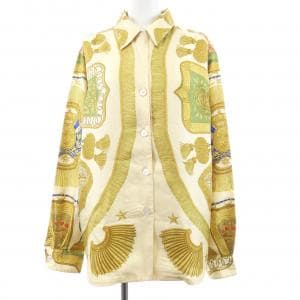 【ヴィンテージ】エルメス HERMES POSTE ET CAVALERIE ツイルレーヌ. シャツ