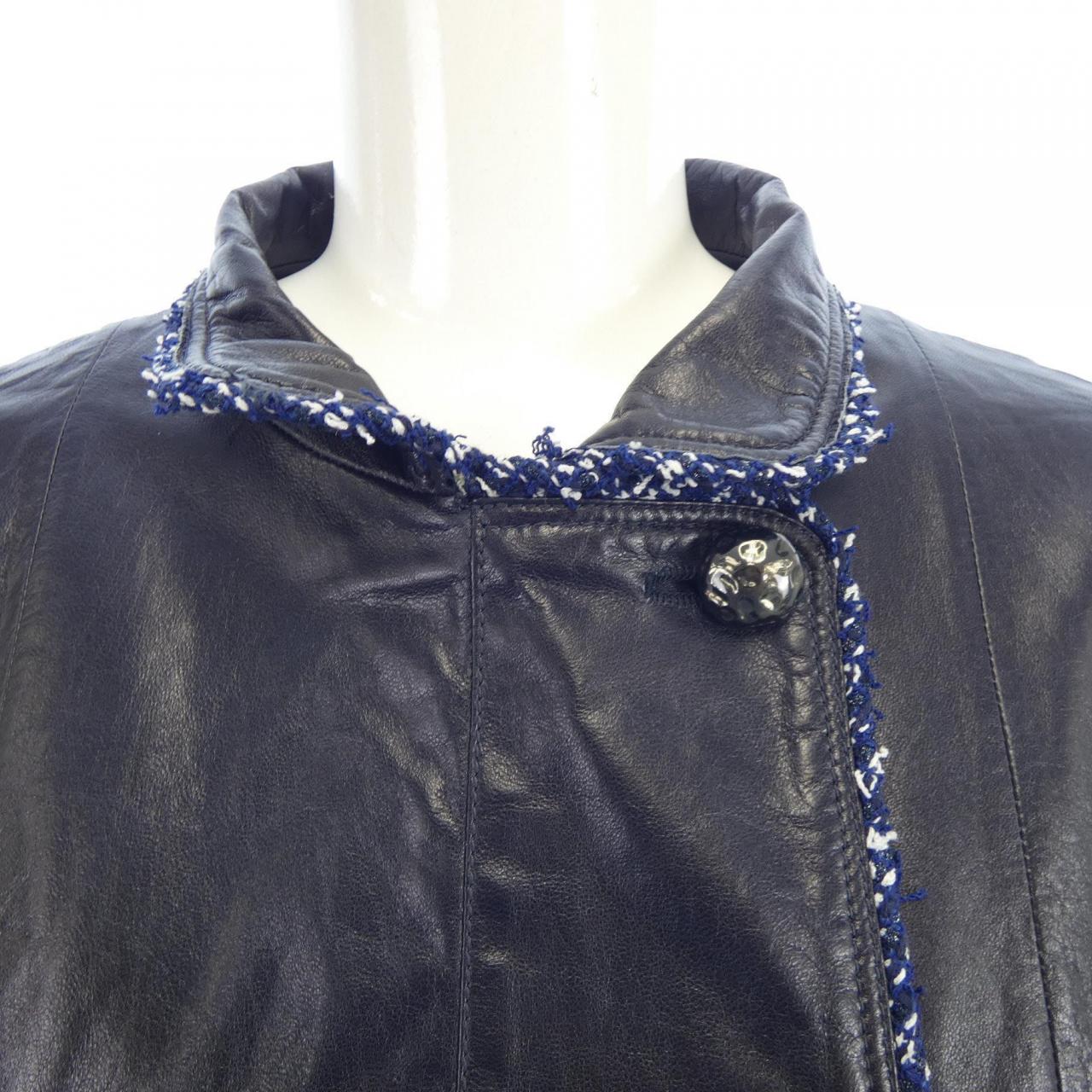 CHANEL CHANEL Leather Jacket