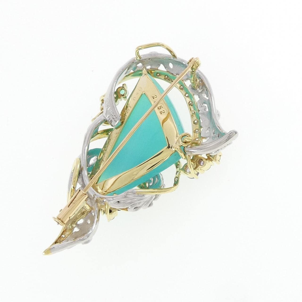 ヤマサキユミコ オパール ブローチ 21.52CT