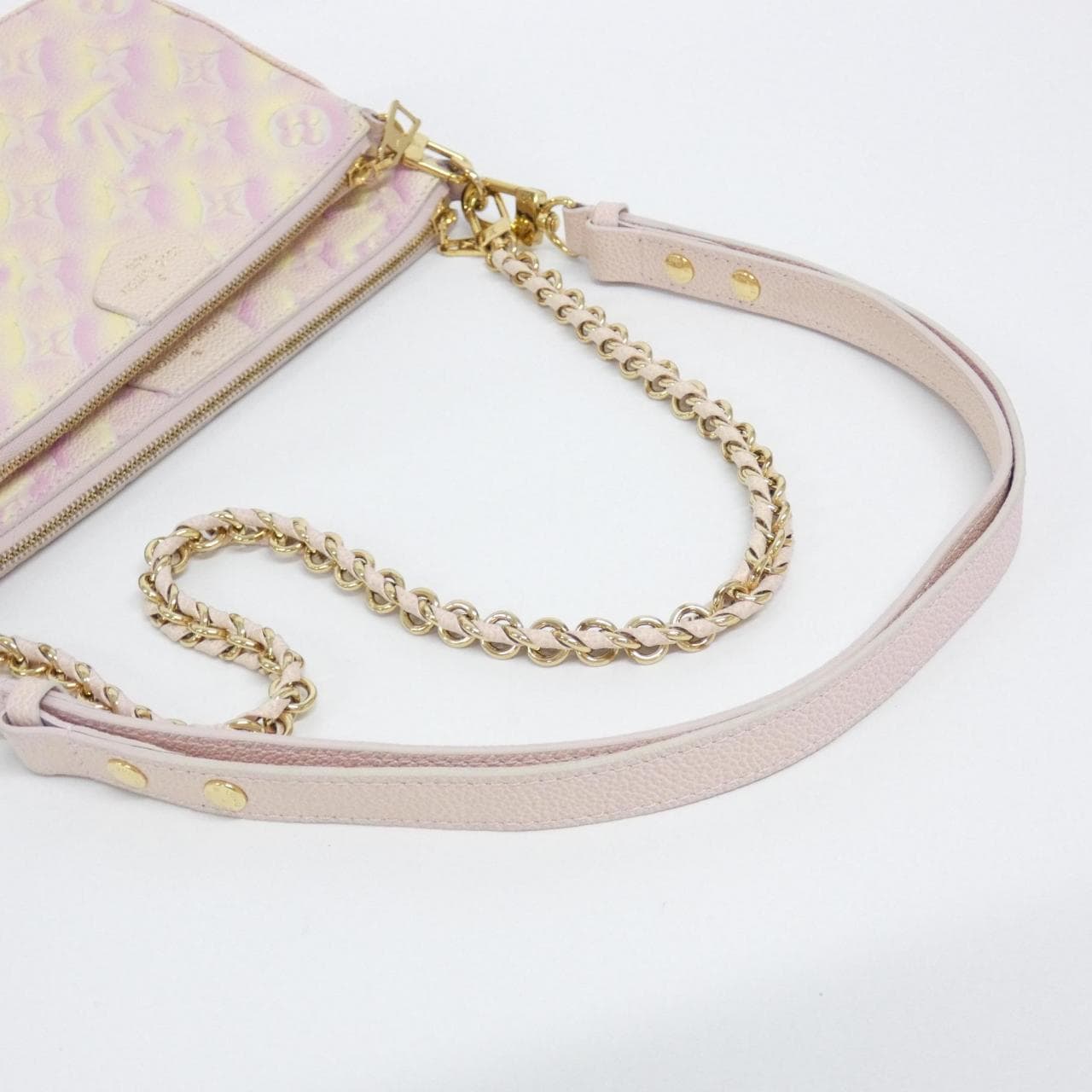 ルイヴィトン モノグラム アンプラント(サマースターダスト) ミュルティ ポシェット アクセソワール M46093 ショルダーバッグ