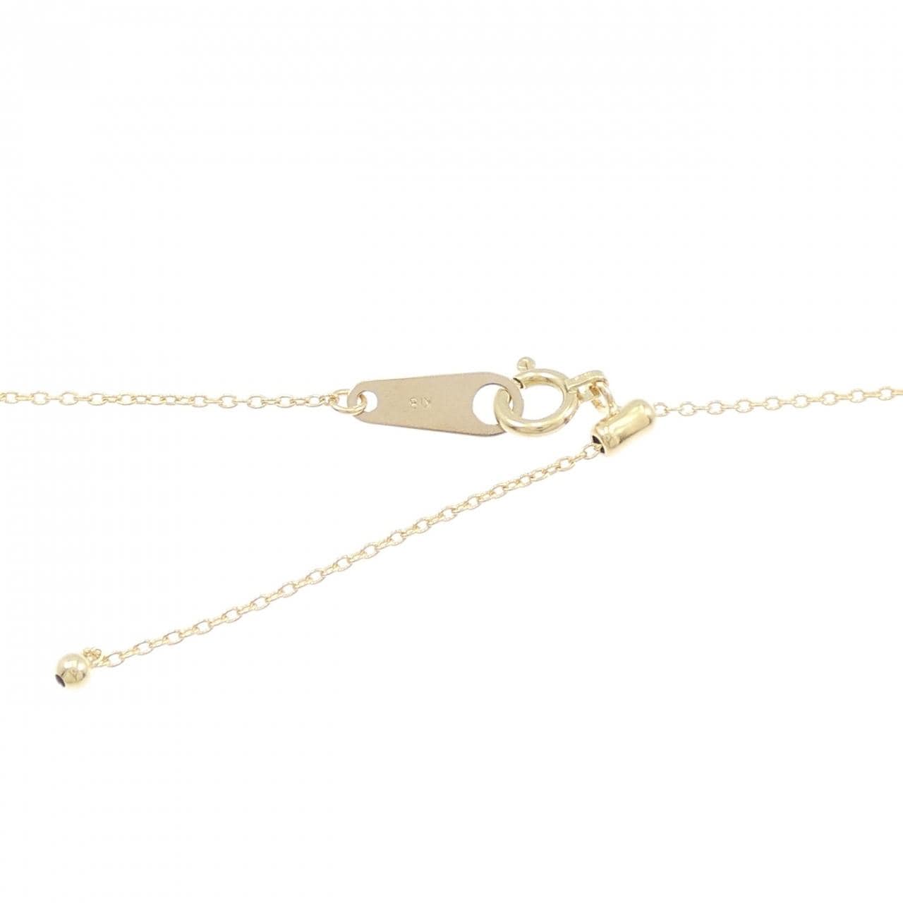 K18YG ラビット ダイヤモンド ネックレス 0.09CT