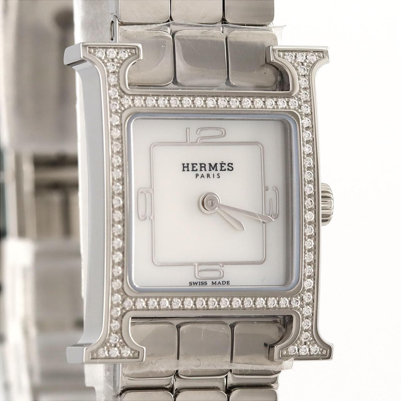 HERMES H 手錶/D HH1.131 不銹鋼石英