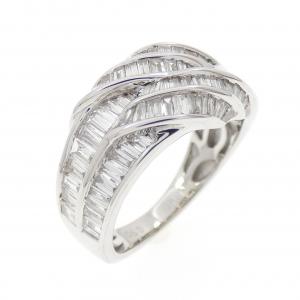K18WG ダイヤモンド リング 0.90CT