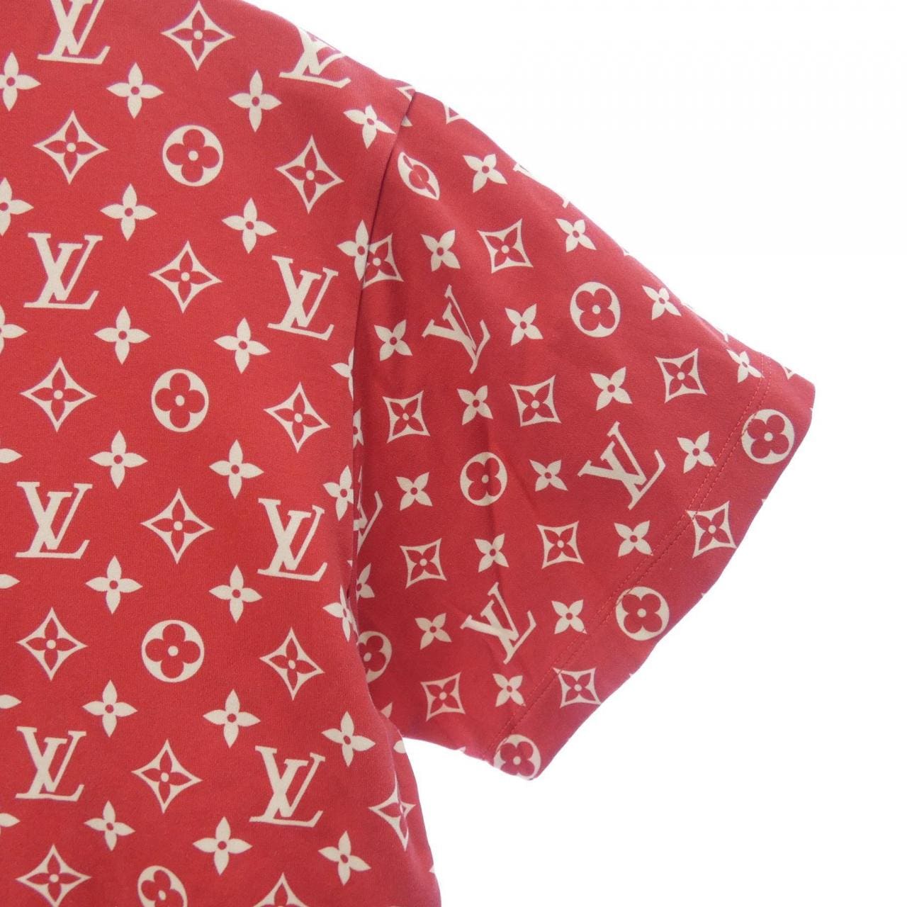 ルイヴィトン LOUIS VUITTON ストライプアクセントモノグラムTシャツ FOTS37TR1 Tシャツ