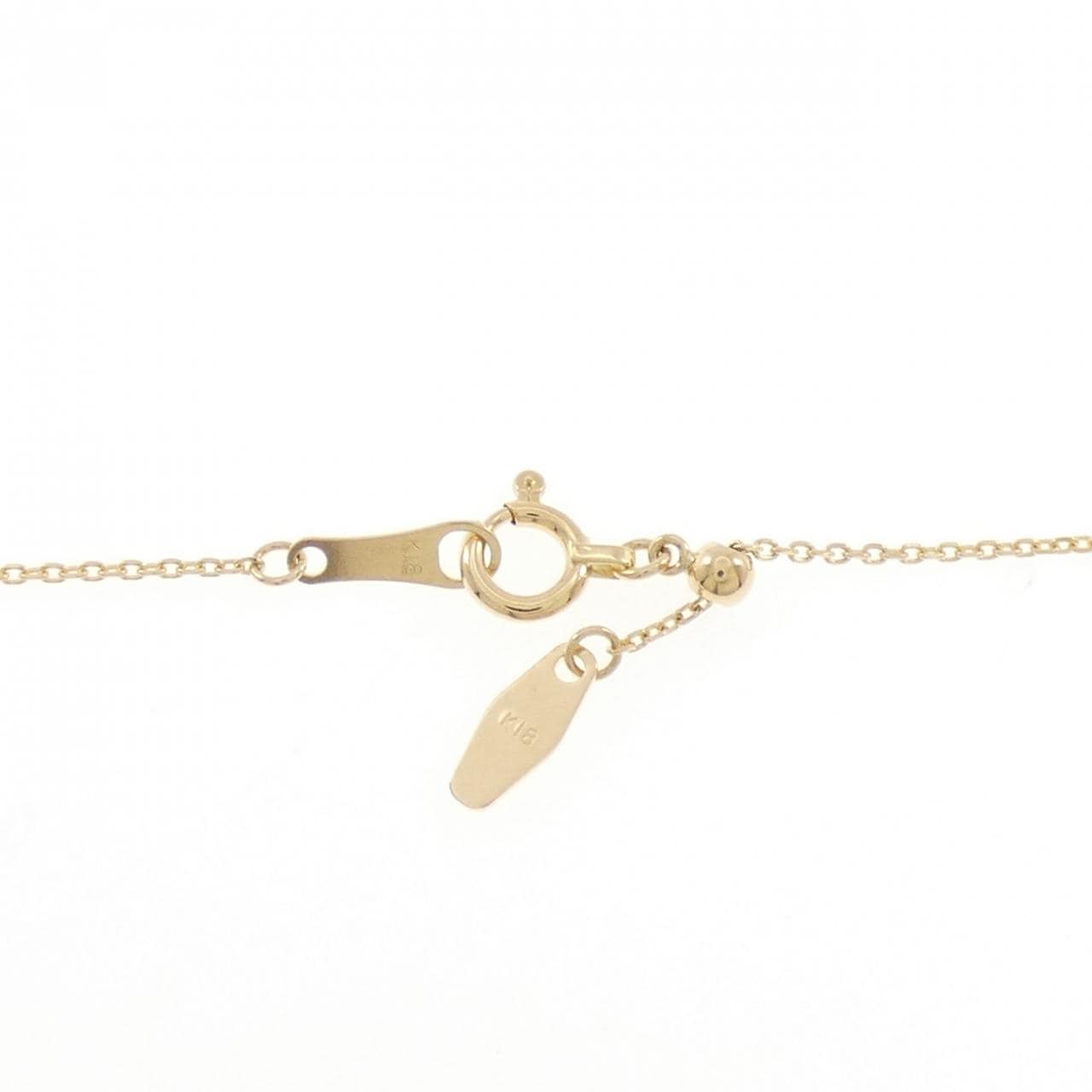 K18YG スター ダイヤモンド ネックレス 0.35CT