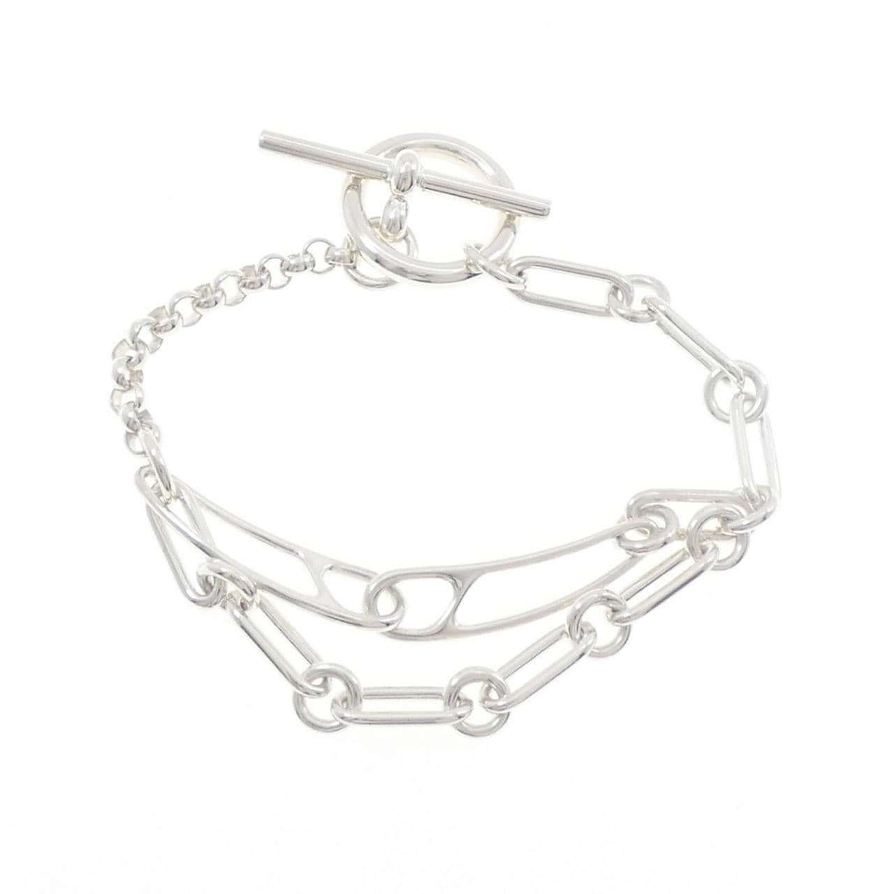 HERMES Chaine Dunkle Punk 手链