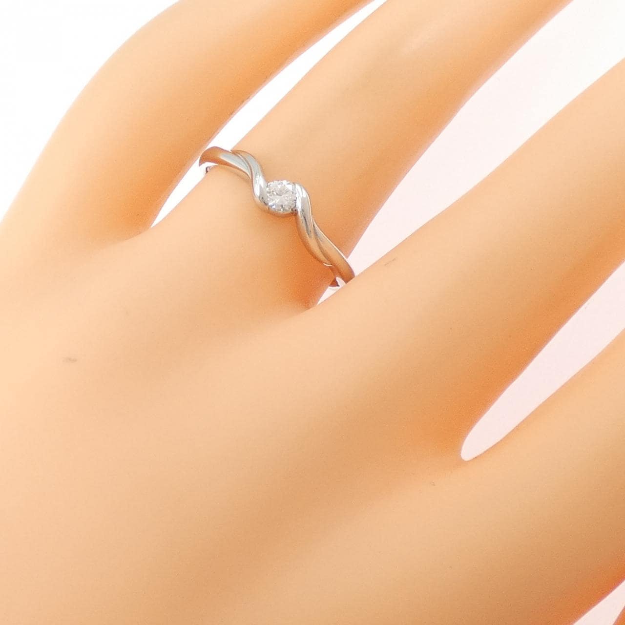 PT900 ダイヤモンド リング 0.1CT