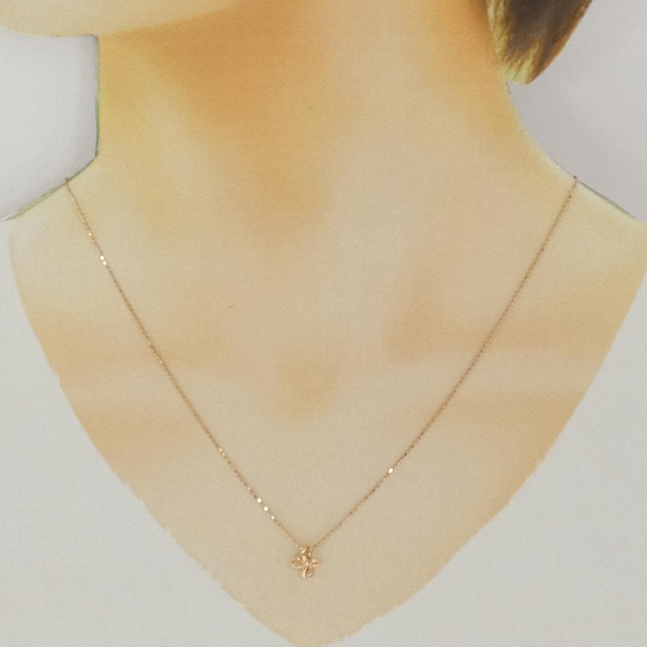 K10PG ダイヤモンド ネックレス 0.01CT