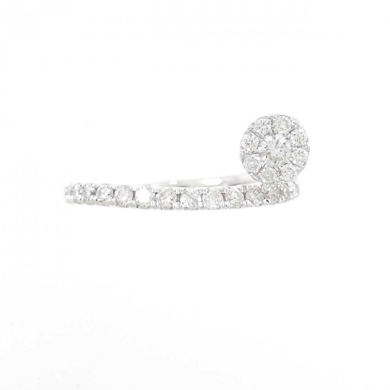 K18WG ダイヤモンド リング 0.50CT