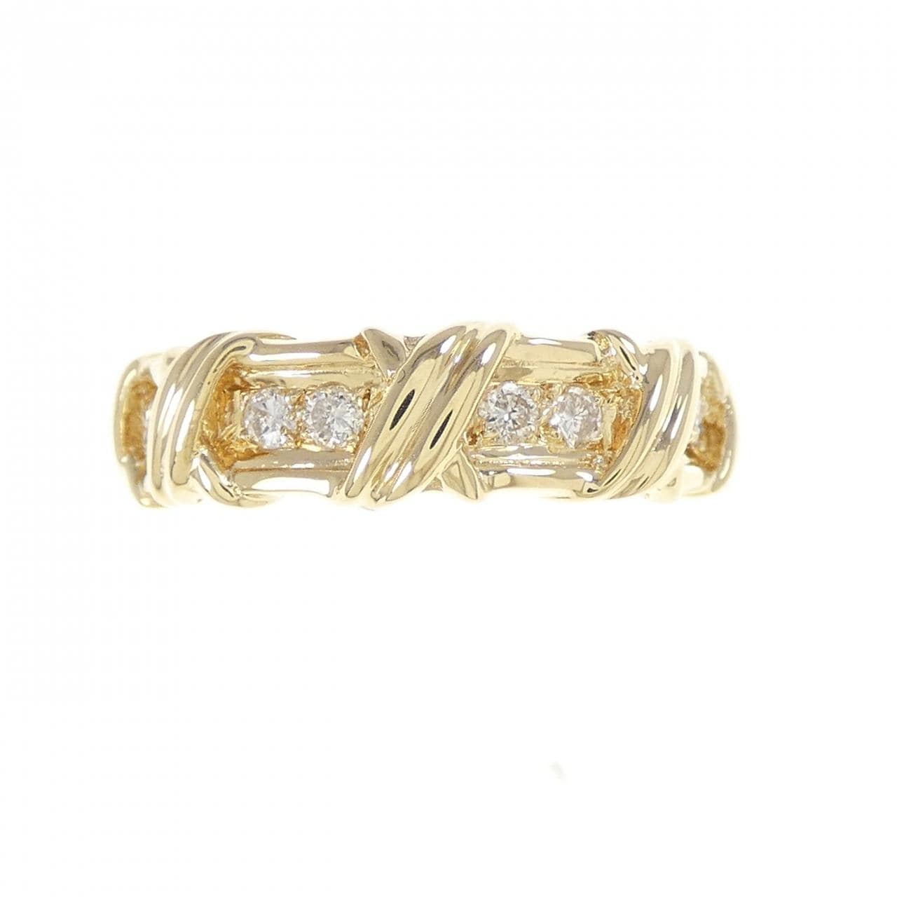 K18YG ダイヤモンド リング 0.30CT