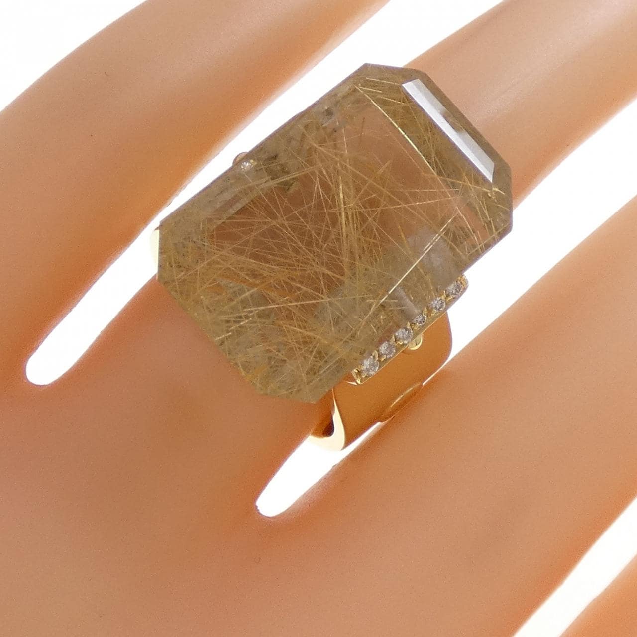 ビビジ ルチルクオーツ リング