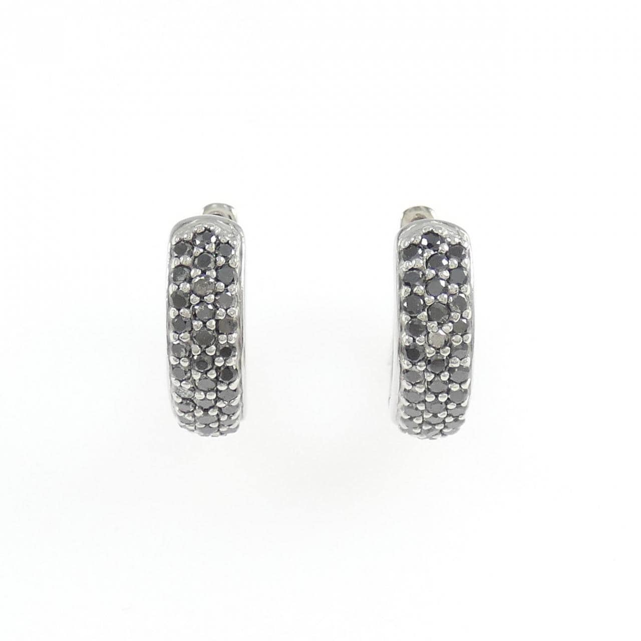 K10WG ダイヤモンド ピアス 0.50CT