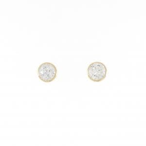 [Remake] K18YG/ST Diamond Earrings 0.529CT 0.540CT G SI2 Good