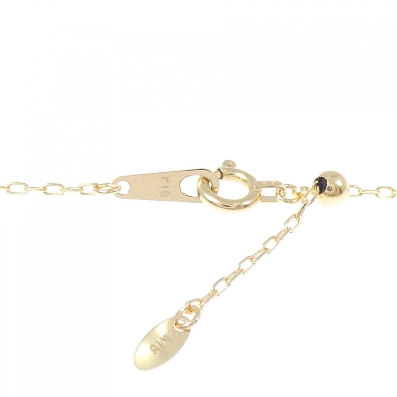 K18YG クロス ダイヤモンド ネックレス 0.10CT