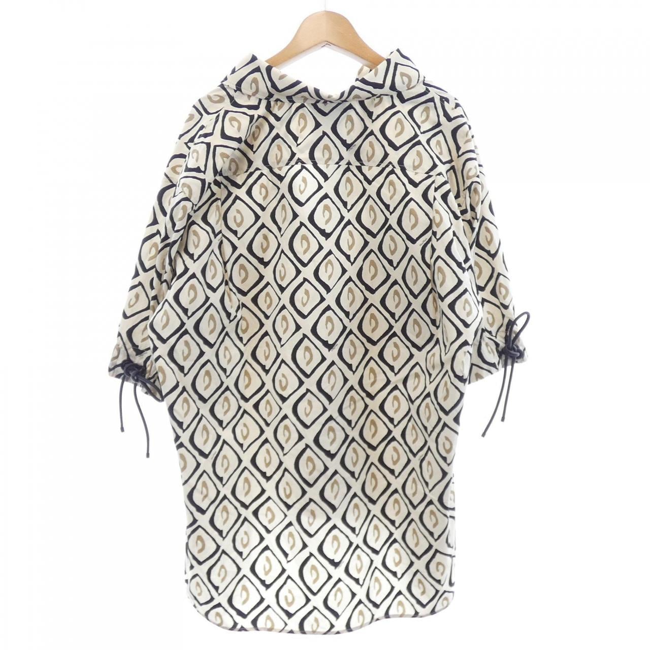 マックスマーラ Max Mara シャツ　黒×茶 26111110326 トップス