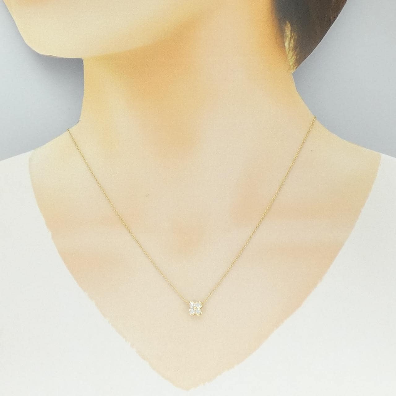 ティファニー 4ベゼル ネックレス