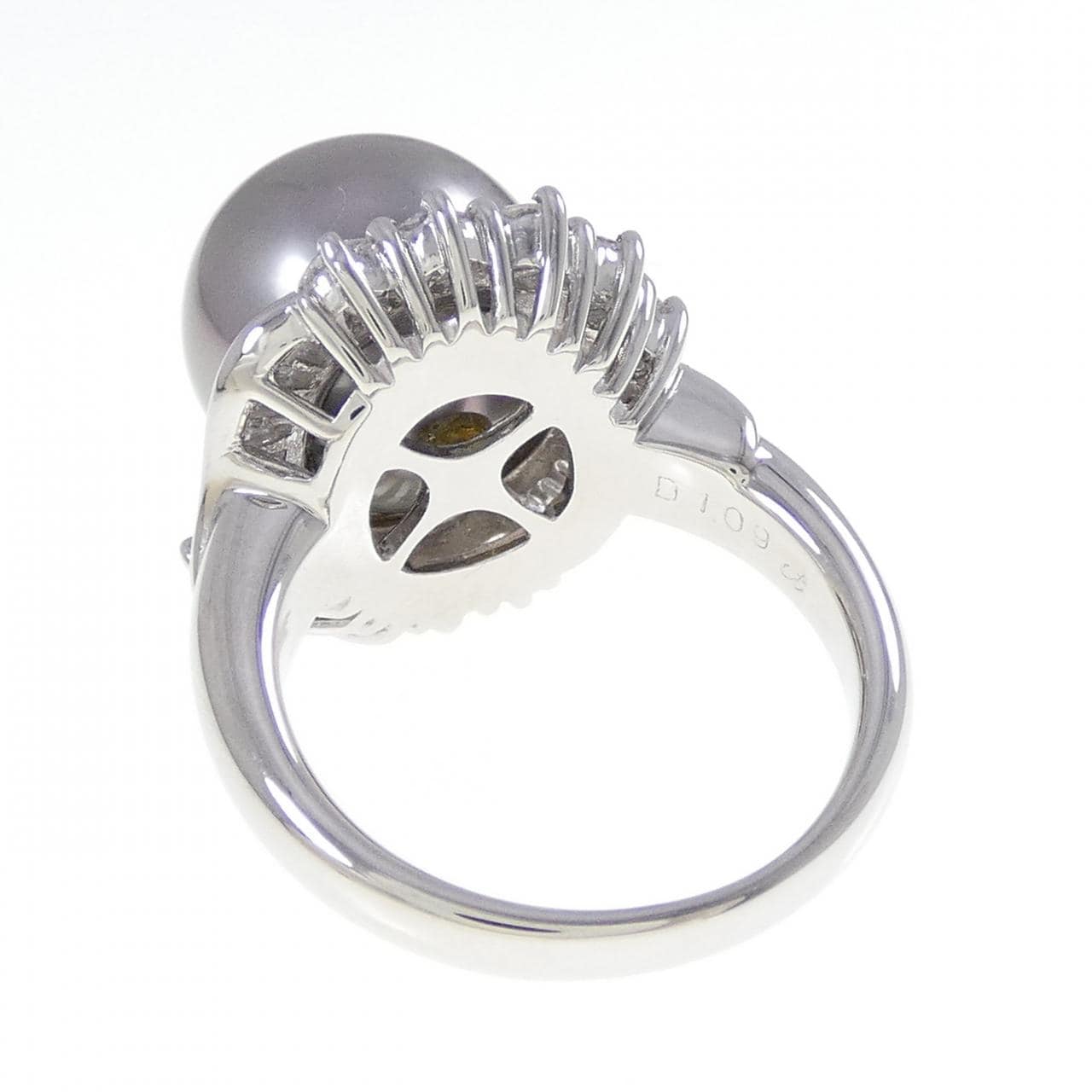 PT900 黒蝶パール リング 12.7mm