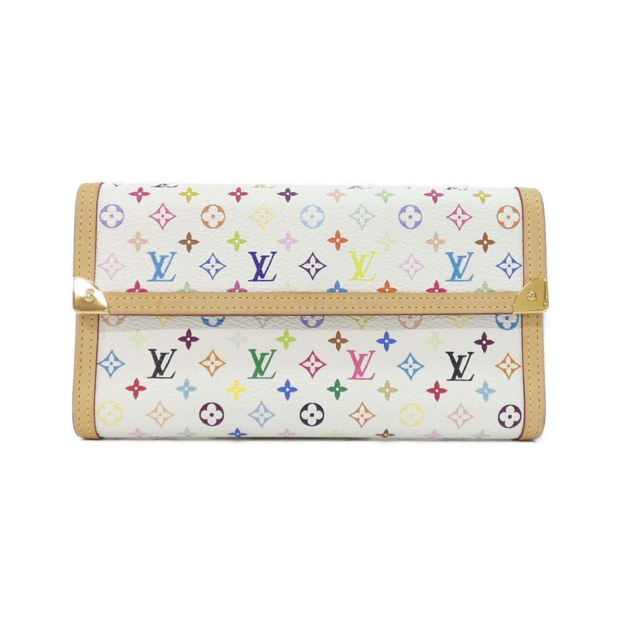 ルイヴィトン マルチカラー ポルト トレゾール インターナショナル M92659 財布