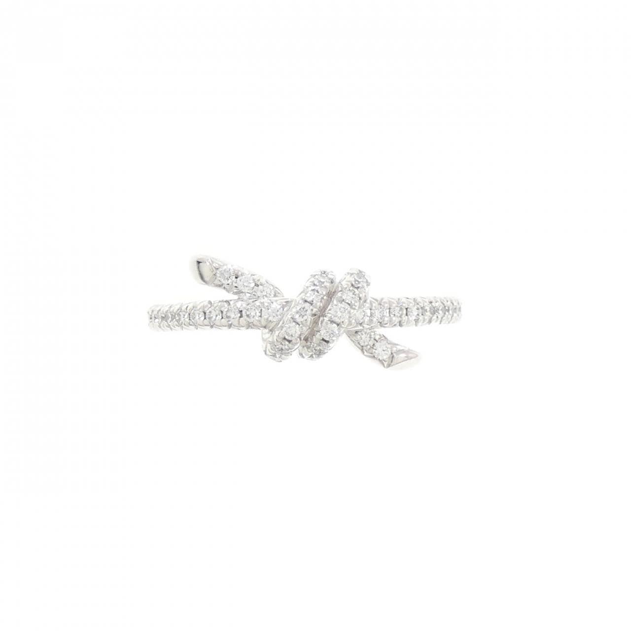 ティファニー ノット リング 0.19CT
