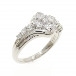 PT900 フラワー ダイヤモンド リング 1.00CT