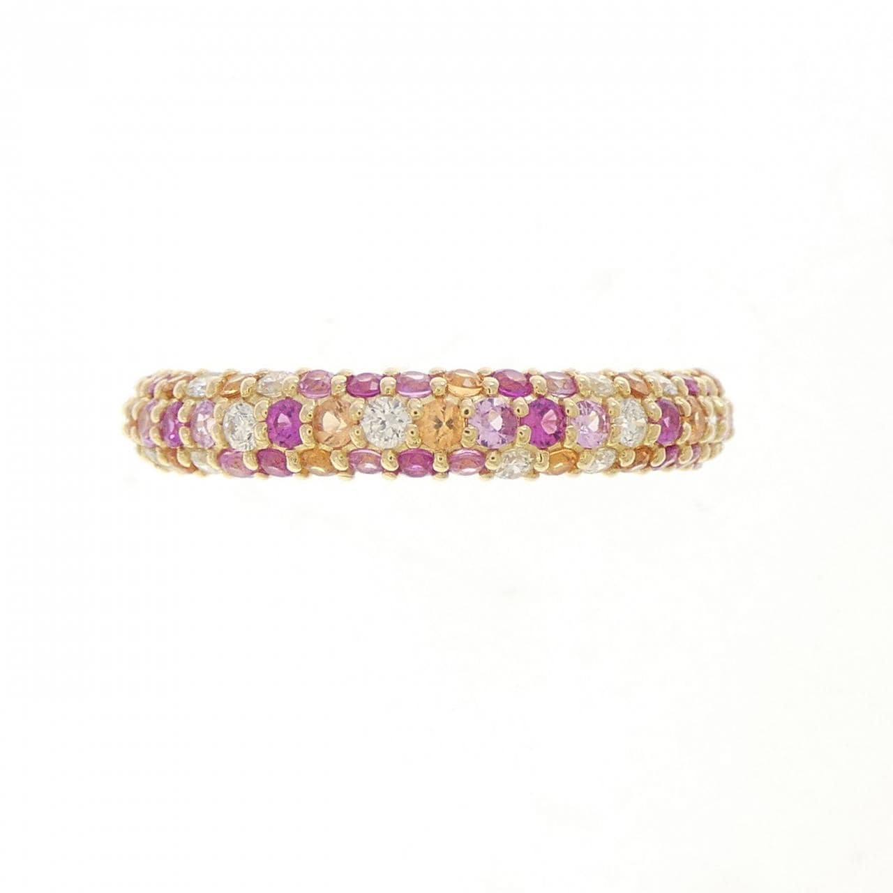 K18YG サファイヤ リング 0.60CT