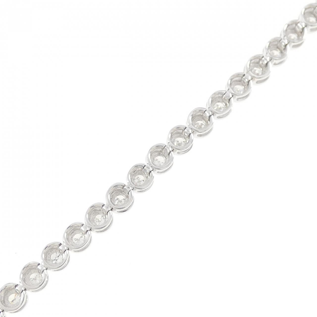 750WG ダイヤモンド ブレスレット 1.239CT