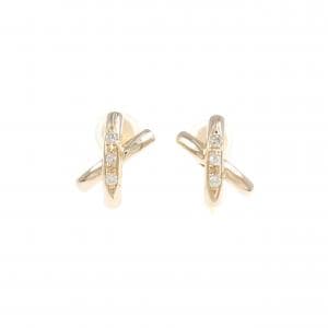 K18PG/K18YG ダイヤモンド イヤリング 0.06CT