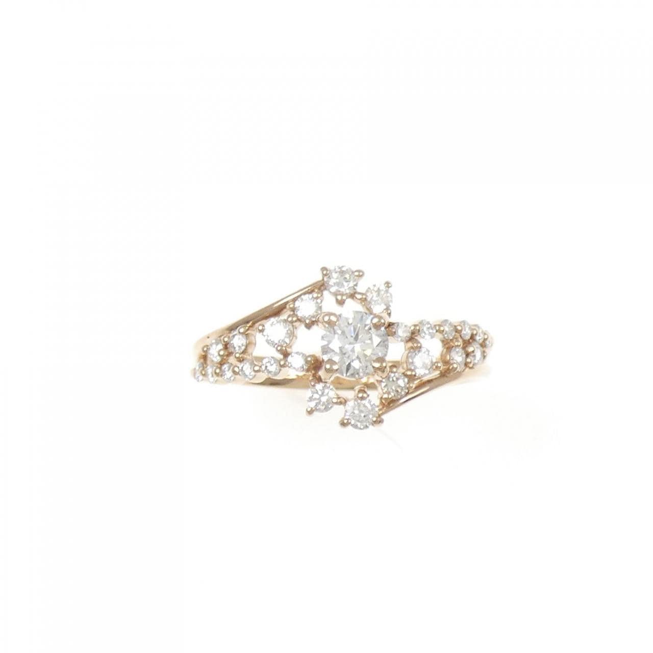 K18PG ダイヤモンド リング 0.222CT