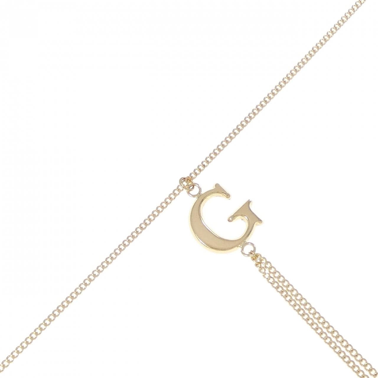 K18YG イニシャルG フィンガーブレスレット