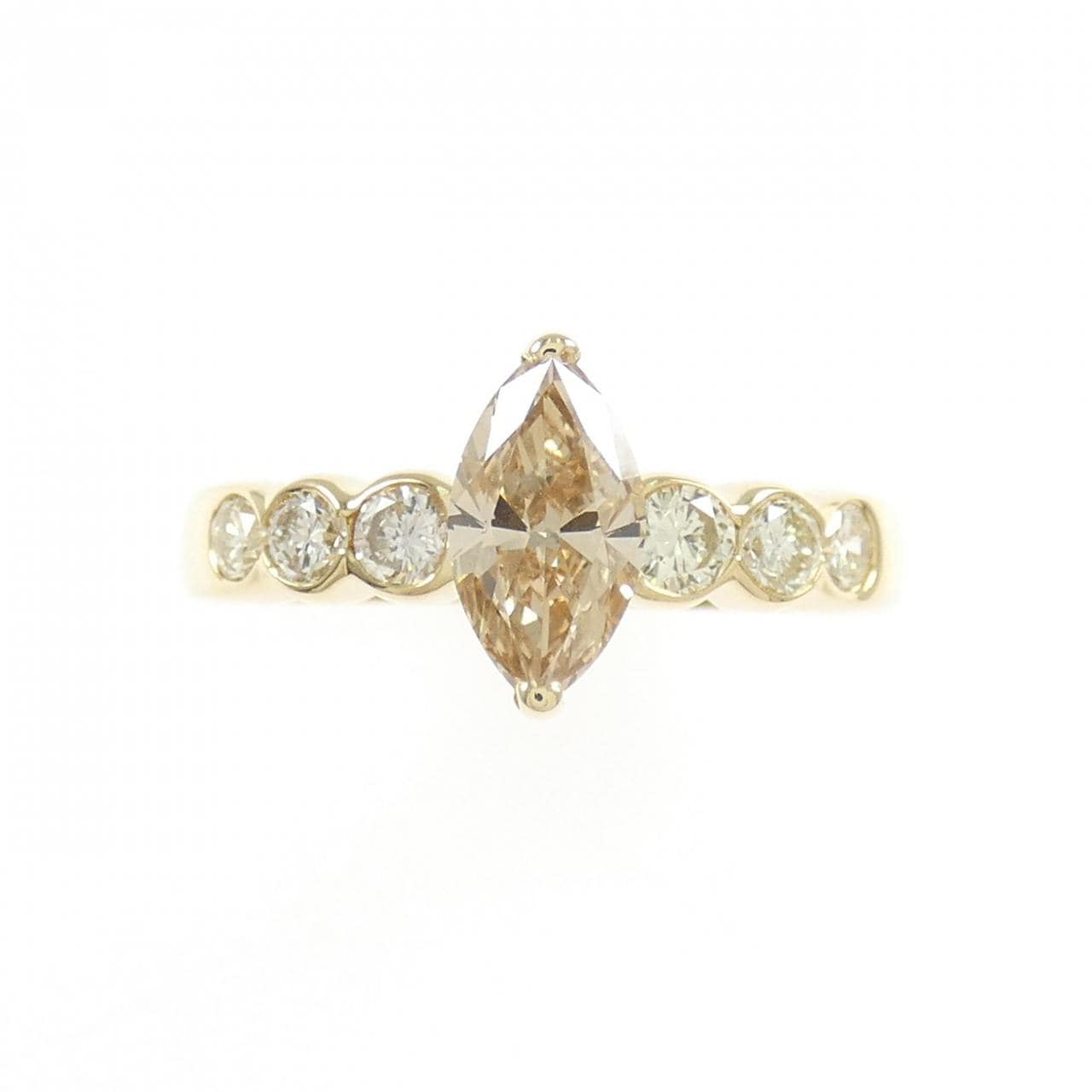 K18YG ダイヤモンド リング 0.678CT